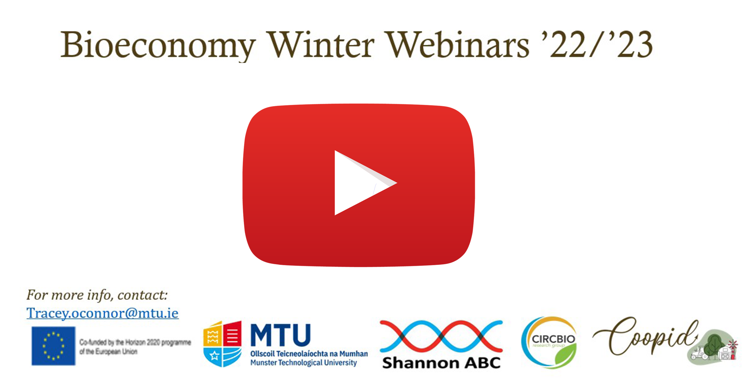 Bioeconomy Winter Webinars recordings